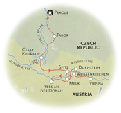 Czech Republic Austria Map